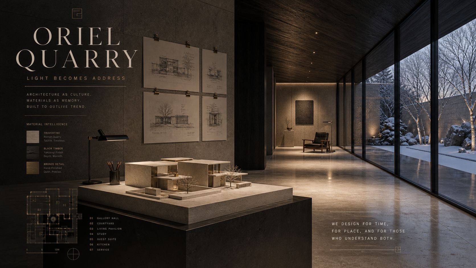 Oriel Quarry Light Becomes Address Architecture Campaign 16x9