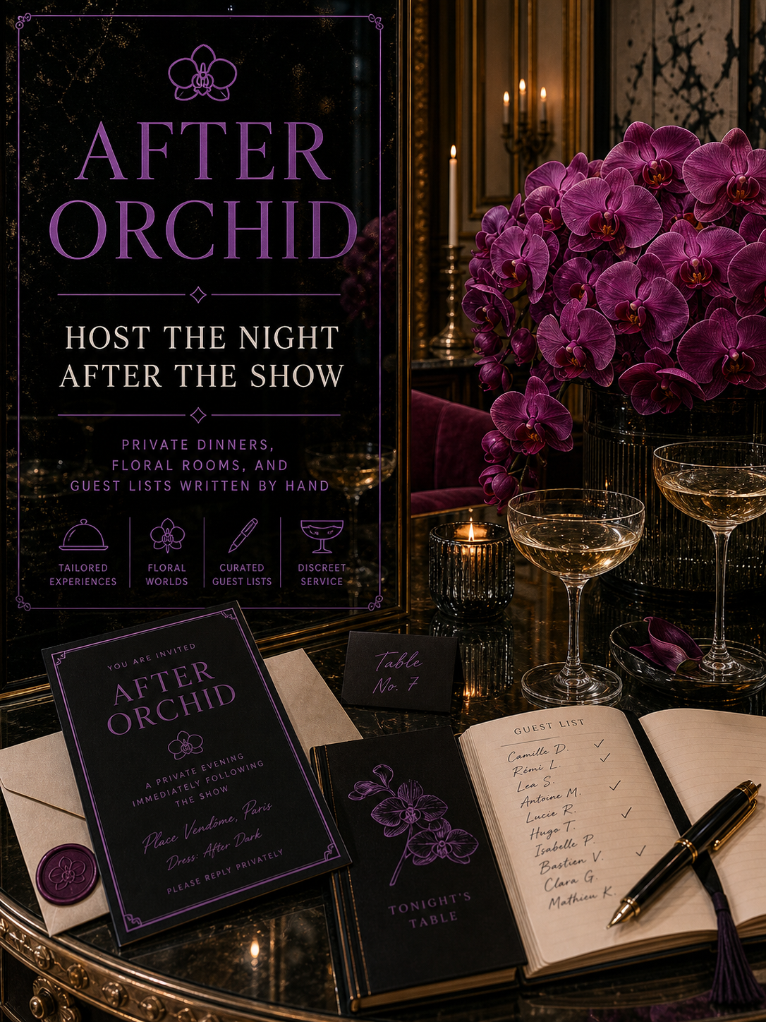 After Orchid Host Night Private Events Campaign 3x4 Ribbsaeter Advertising campaign image