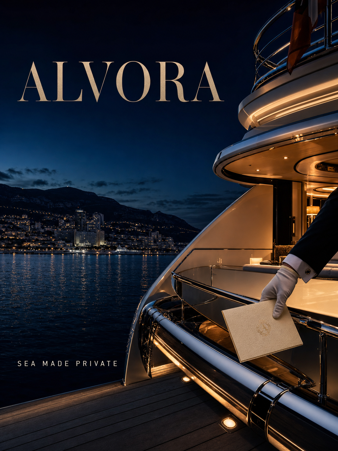 Alvora Yachts Sea Made Private Campaign 3x4 Ribbsaeter Advertising campaign image