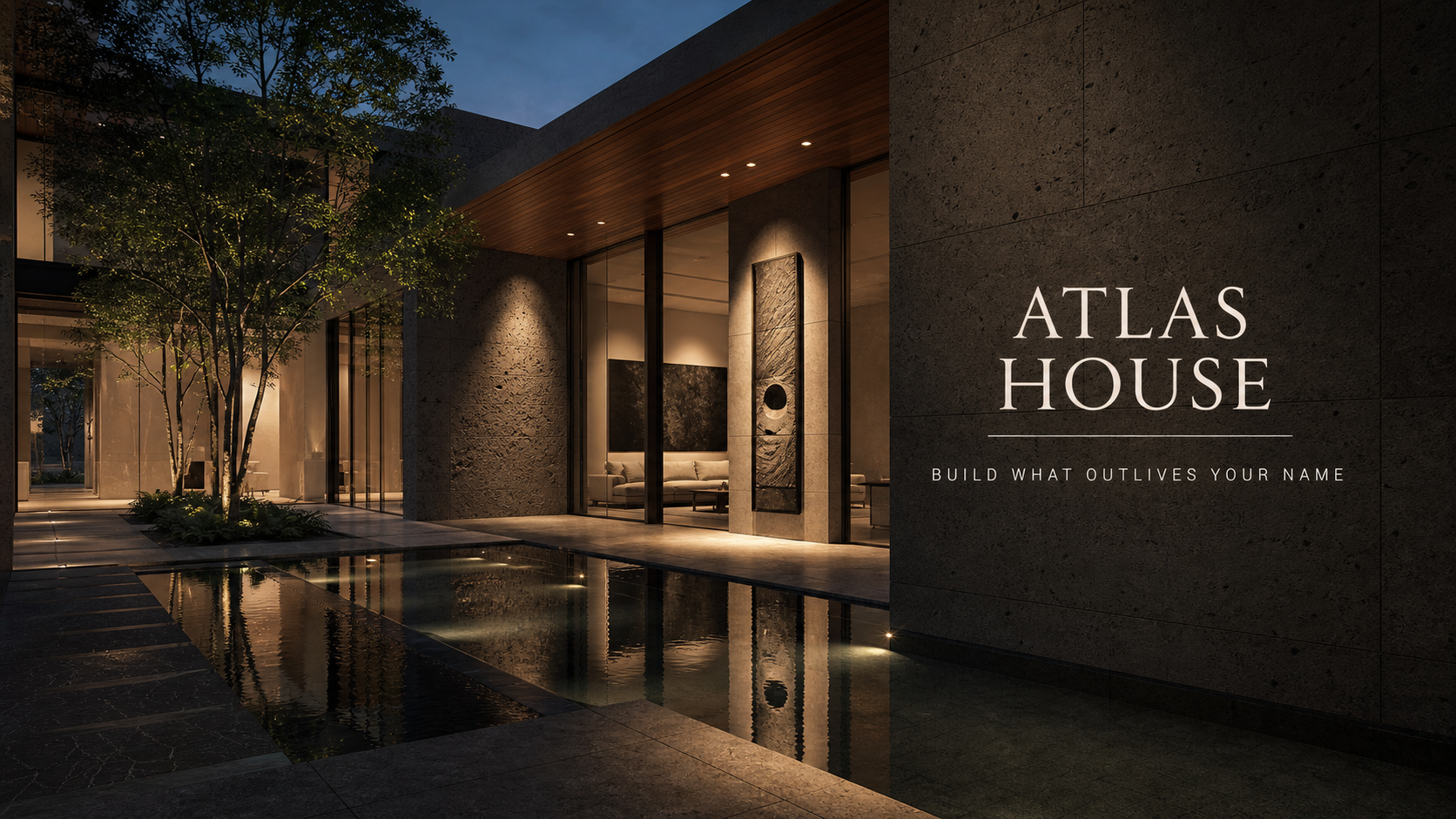 Atlas House Build What Outlives Name Architecture Campaign 16x9 by Ribbsaeter Advertising, Architecture & Design campaign image