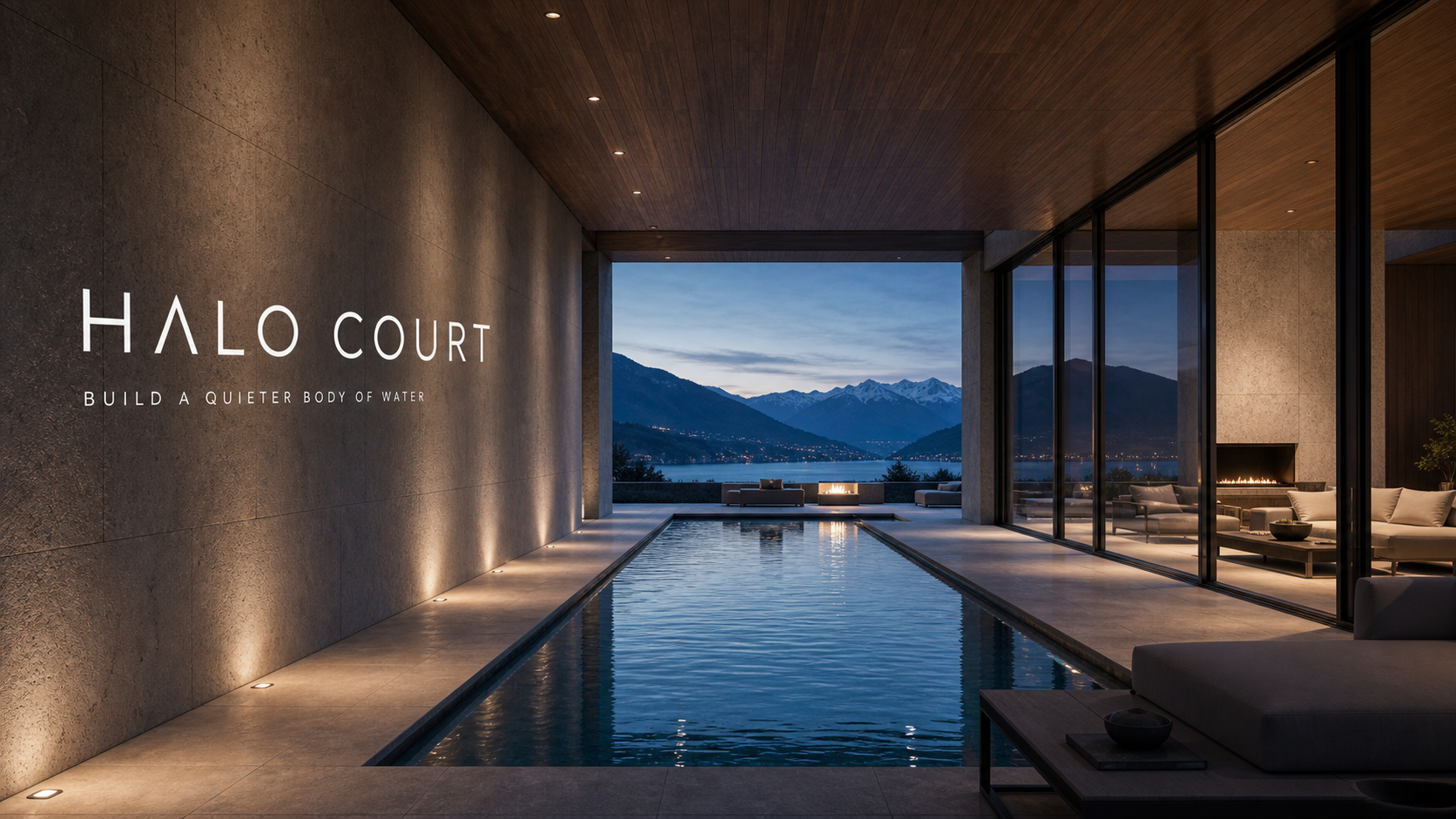 Halo Court Build Quieter Body Water Wellness Architecture Campaign 16x9 by Ribbsaeter Advertising, Architecture & Design campaign image