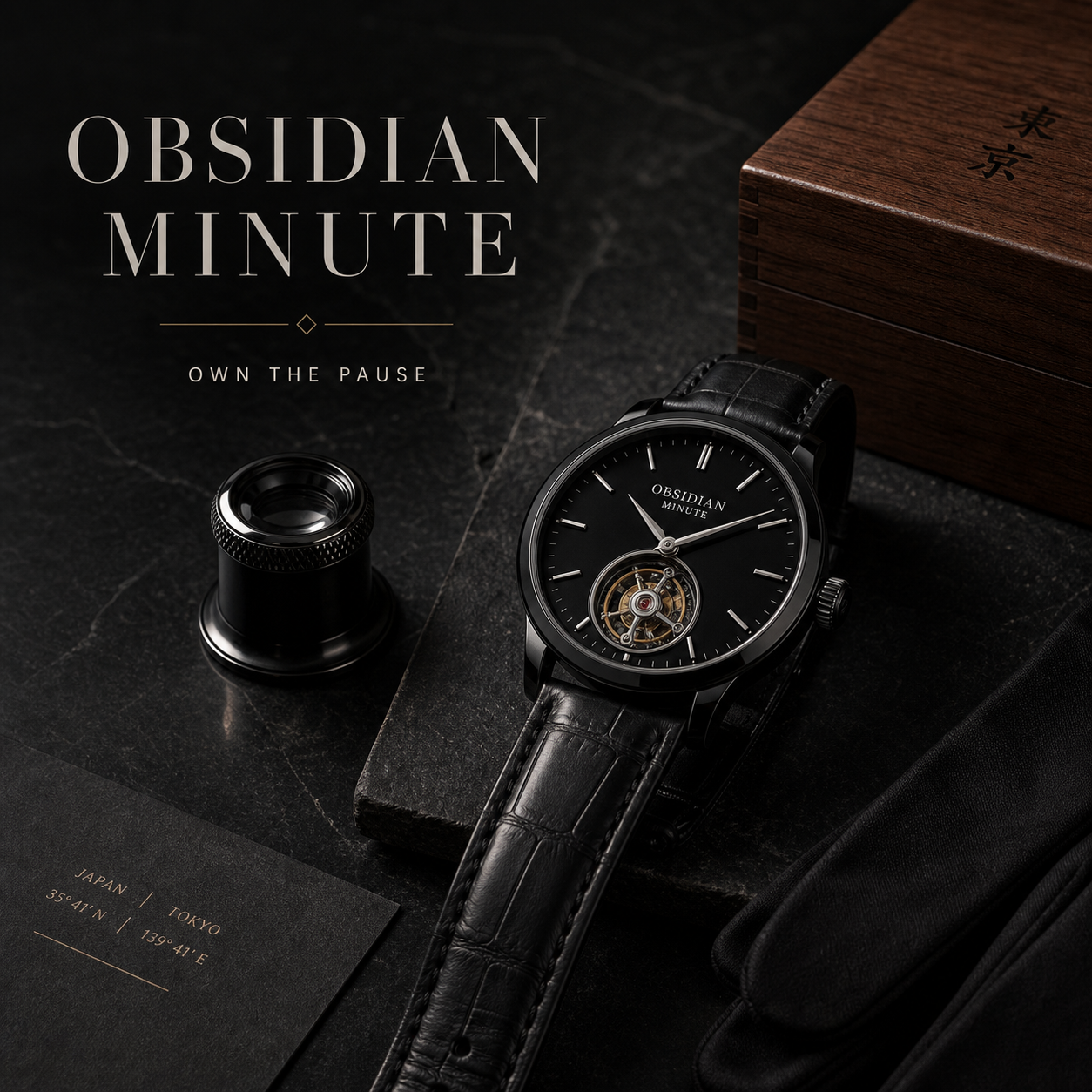 Obsidian Minute Own The Pause Black Watch Campaign 1x1 Ribbsaeter Advertising campaign image