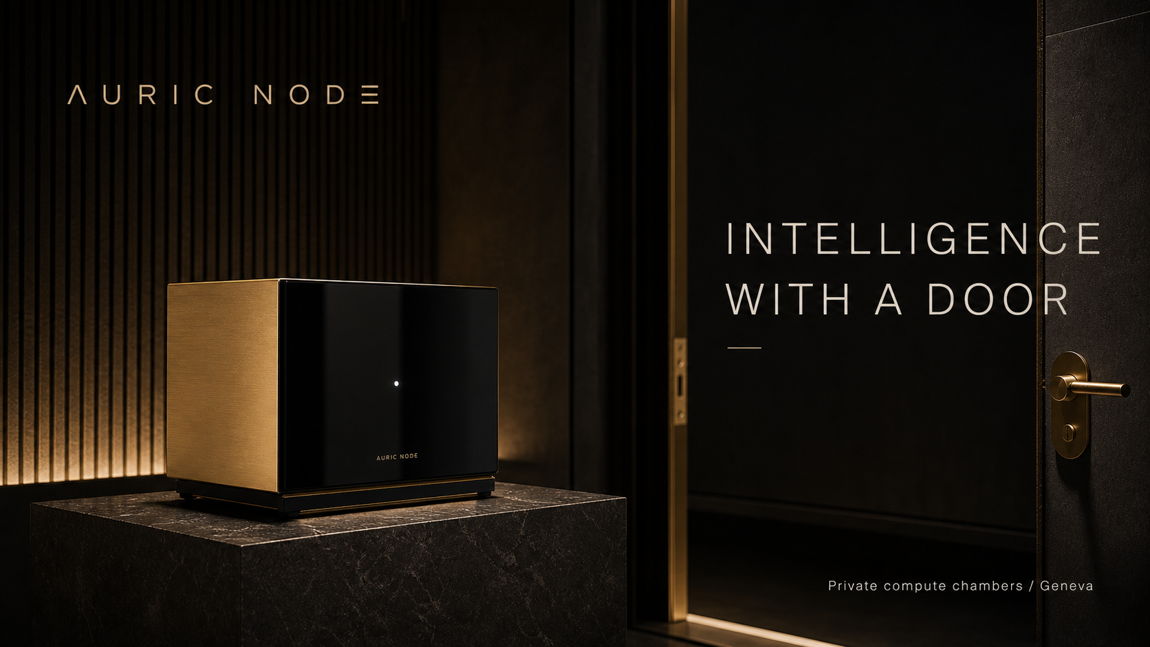 Auric Node Intelligence With A Door Technology Campaign 16x9 by Ribbsaeter Advertising, Private Wealth, Culture & Events campaign image