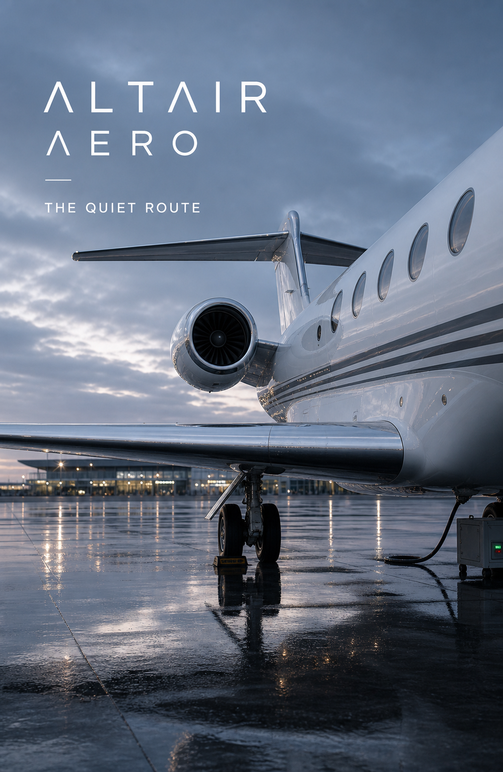 Altair Aero Real Ramp Reference Private Aviation Campaign 4x5 Ribbsaeter Advertising campaign image