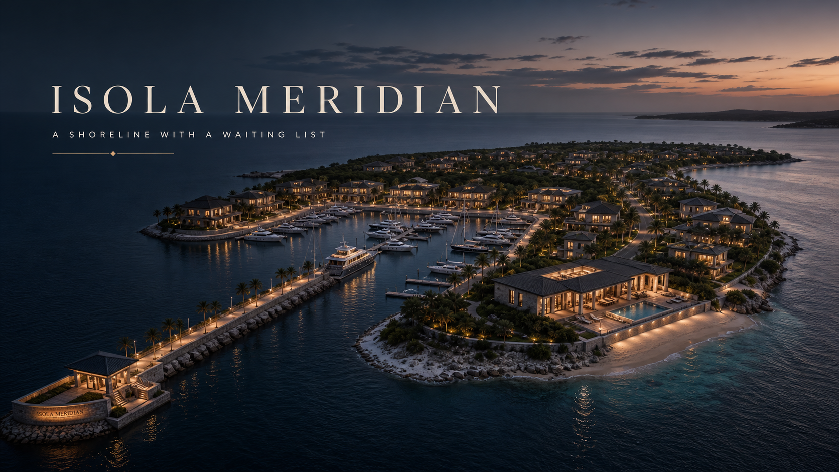 Isola Meridian Shoreline With Waiting List Development Campaign 16x9 by Ribbsaeter Advertising, Architecture & Design campaign image