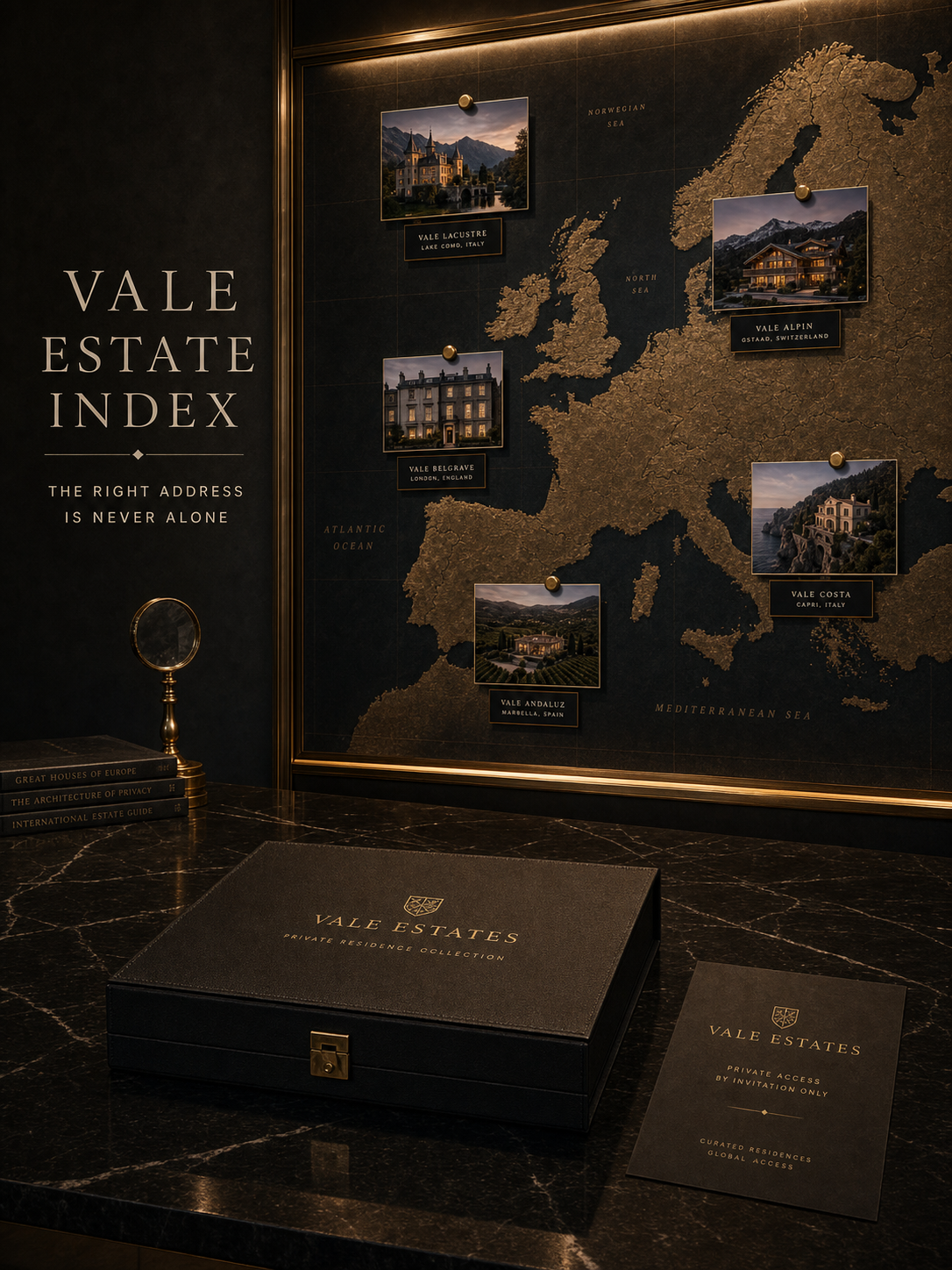 Vale Estate Index Right Address Never Alone Portfolio Campaign 3x4 Ribbsaeter Advertising campaign image
