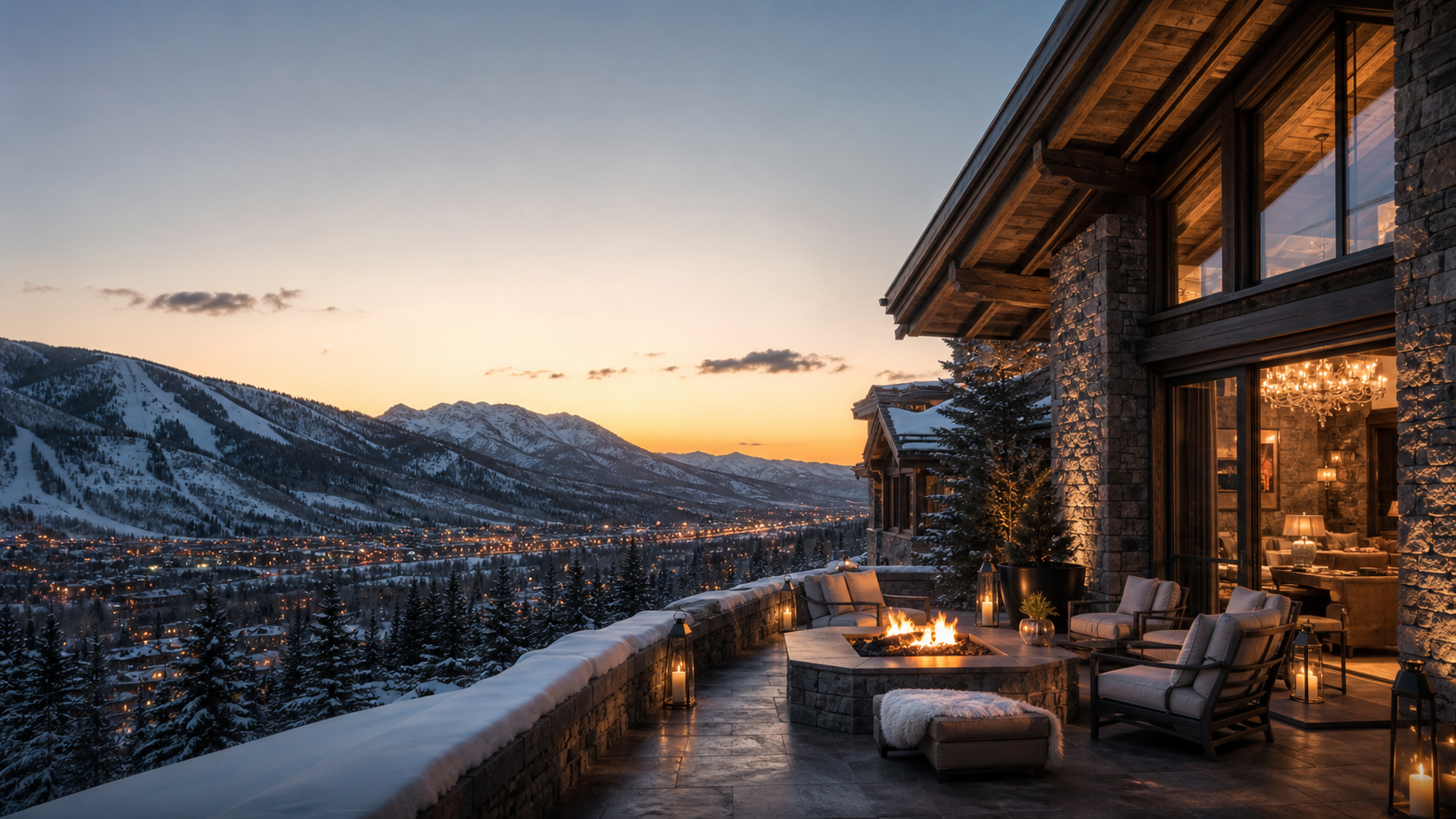 Aspen luxury advertising campaign image