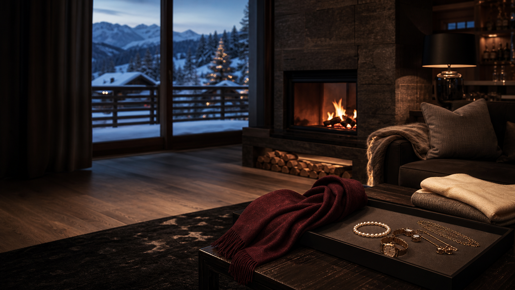 Gstaad luxury advertising campaign image