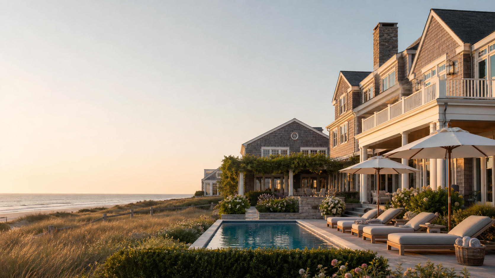 The Hamptons luxury advertising campaign image