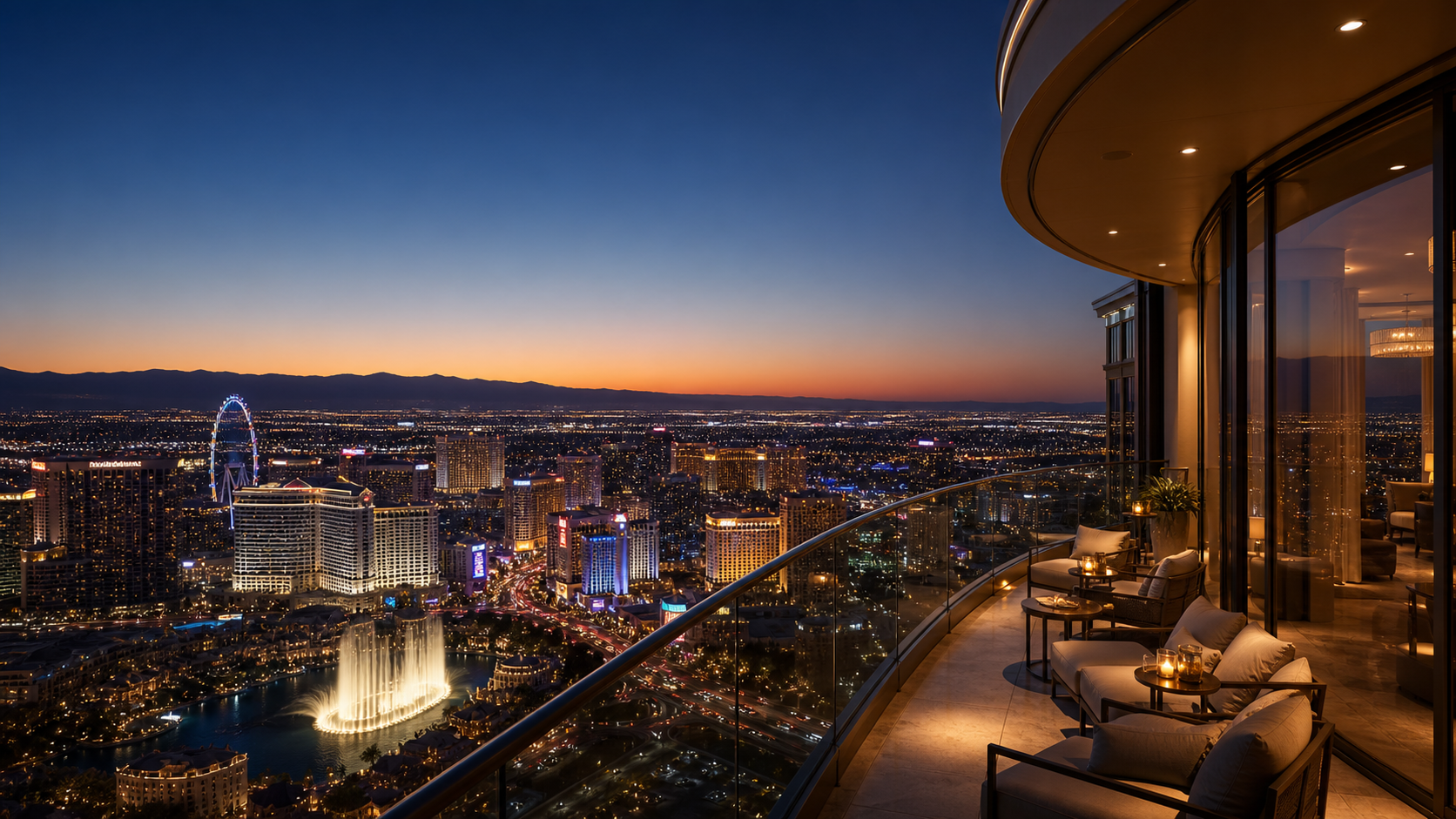 Las Vegas luxury advertising campaign image