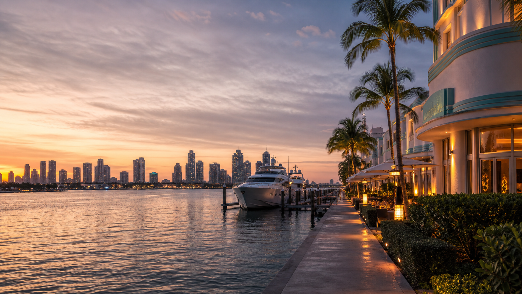 Miami luxury advertising campaign image