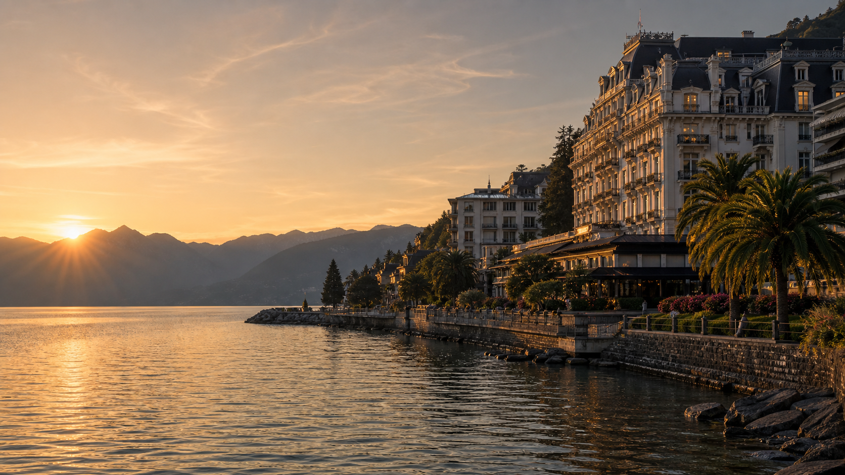 Montreux luxury advertising campaign image