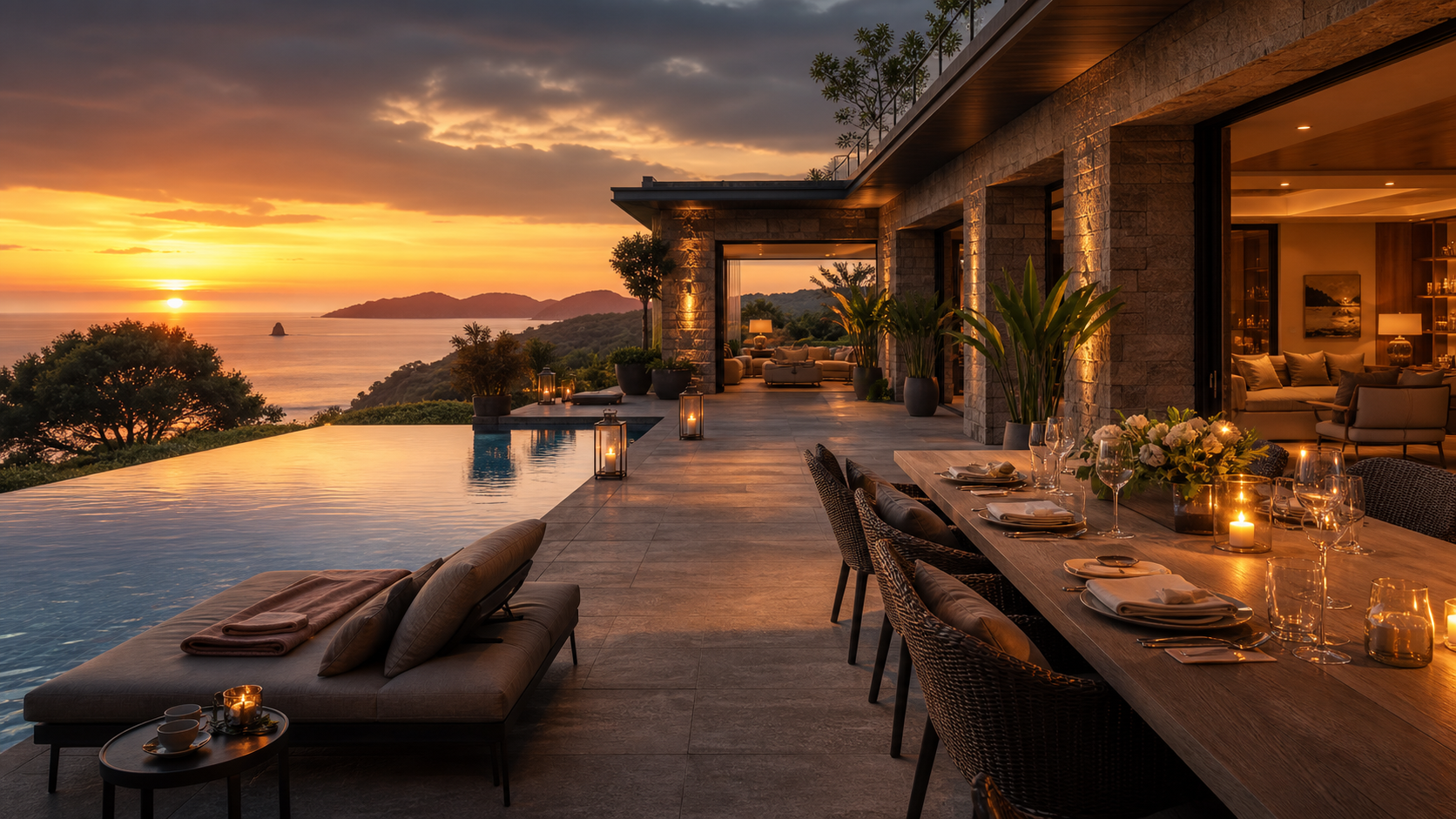 Private Villa Destinations luxury advertising campaign image