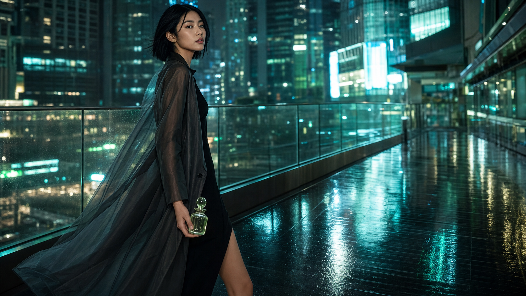 Mei Lin Voss Jade Fragrance Walkway Campaign 16x9 by Ribbsaeter Advertising, Fashion & Beauty campaign image